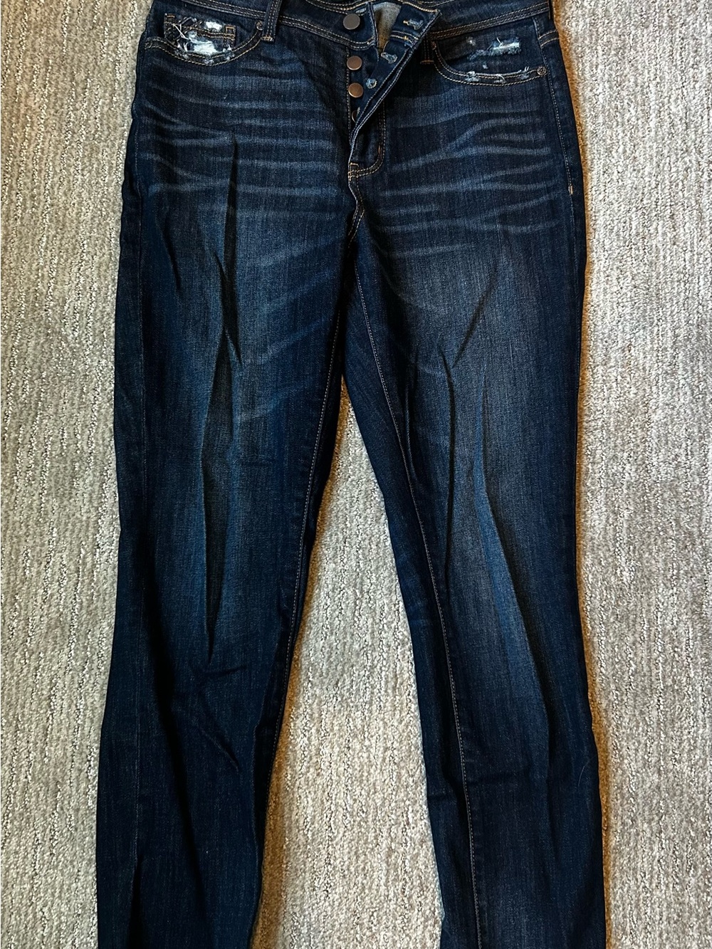 Buckle Black Brand Fit 53 Ankle Jean